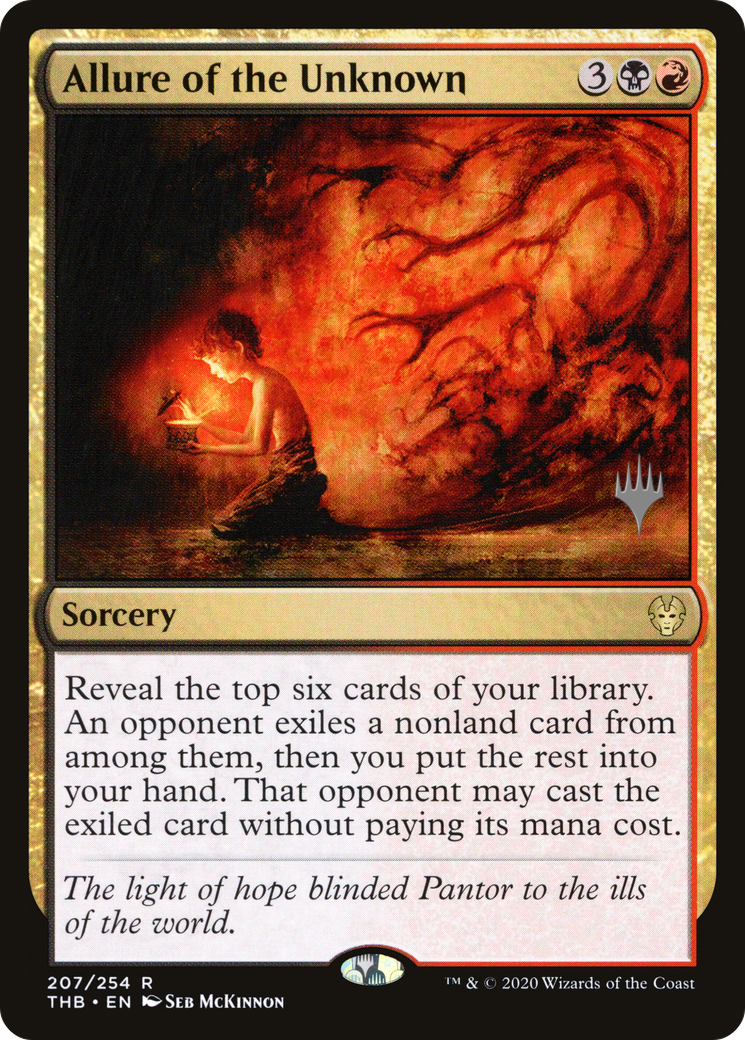 Image of Allure of the Unknown (Promo Pack) [Theros Beyond Death Promos]