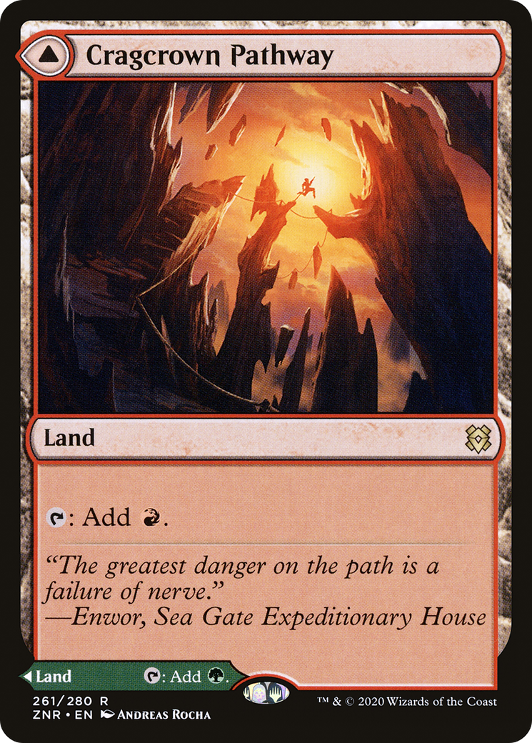 Image of Cragcrown Pathway // Timbercrown Pathway [Zendikar Rising]