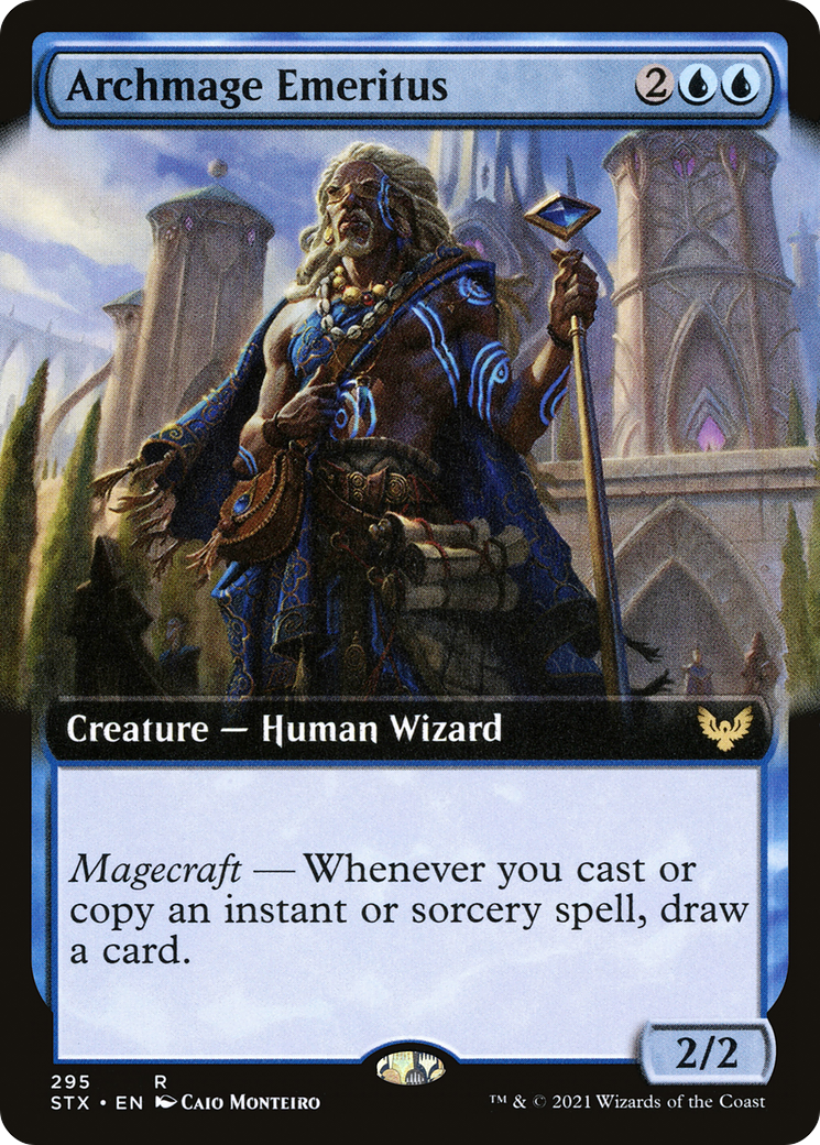 Image of Archmage Emeritus (Extended Art) [Strixhaven: School of Mages]