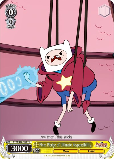 Image of Finn: Pledge of Ultimate Responsibility (AT/WX02-T02 TD) [Adventure Time]