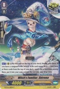 Image of Witch's Familiar, Shiroma (G-BT04/081EN) [Soul Strike Against the Supreme]