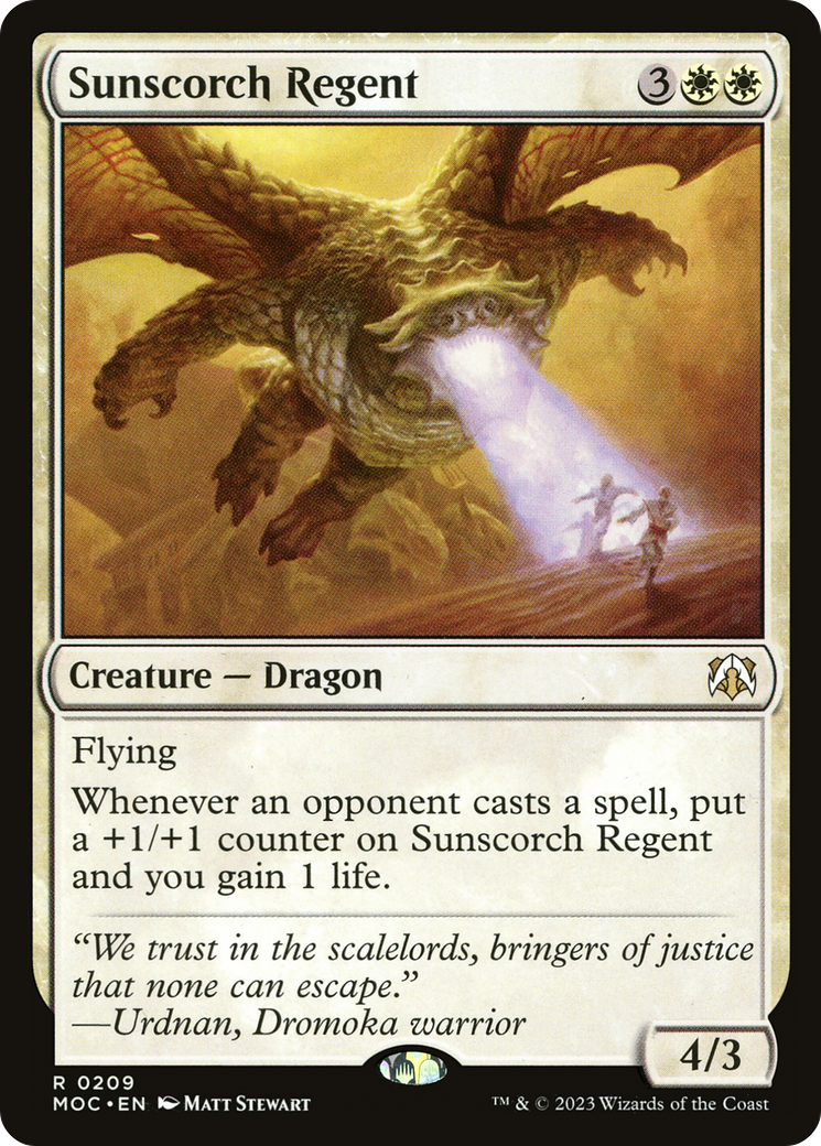 Image of Sunscorch Regent [March of the Machine Commander]