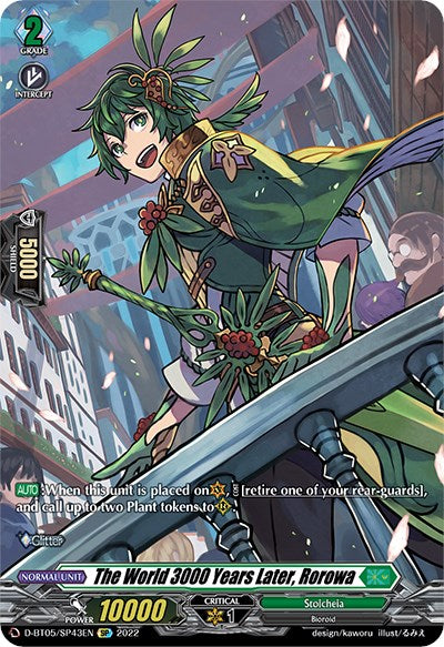 Image of The World 3000 Years Later, Rorowa (D-BT05/SP43EN) [Triumphant Return of the Brave Heroes]