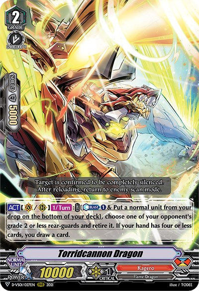 Image of Torridcannon Dragon (D-VS01/027EN) [V Clan Collection Vol.1]
