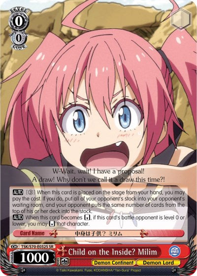 Image of Child on the Inside? Milim (TSK/S70-E032S SR) [That Time I Got Reincarnated as a Slime]