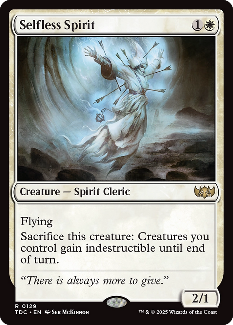 Image of Selfless Spirit [Tarkir: Dragonstorm Commander]