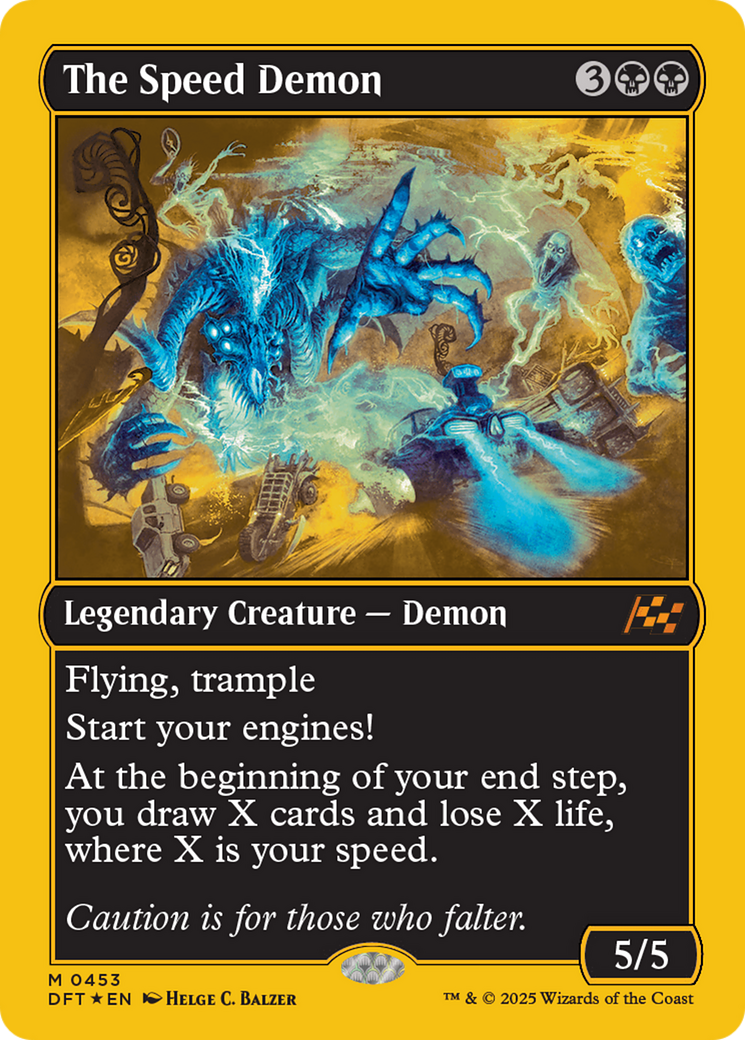 Image of The Speed Demon (First-Place Foil) [Aetherdrift]