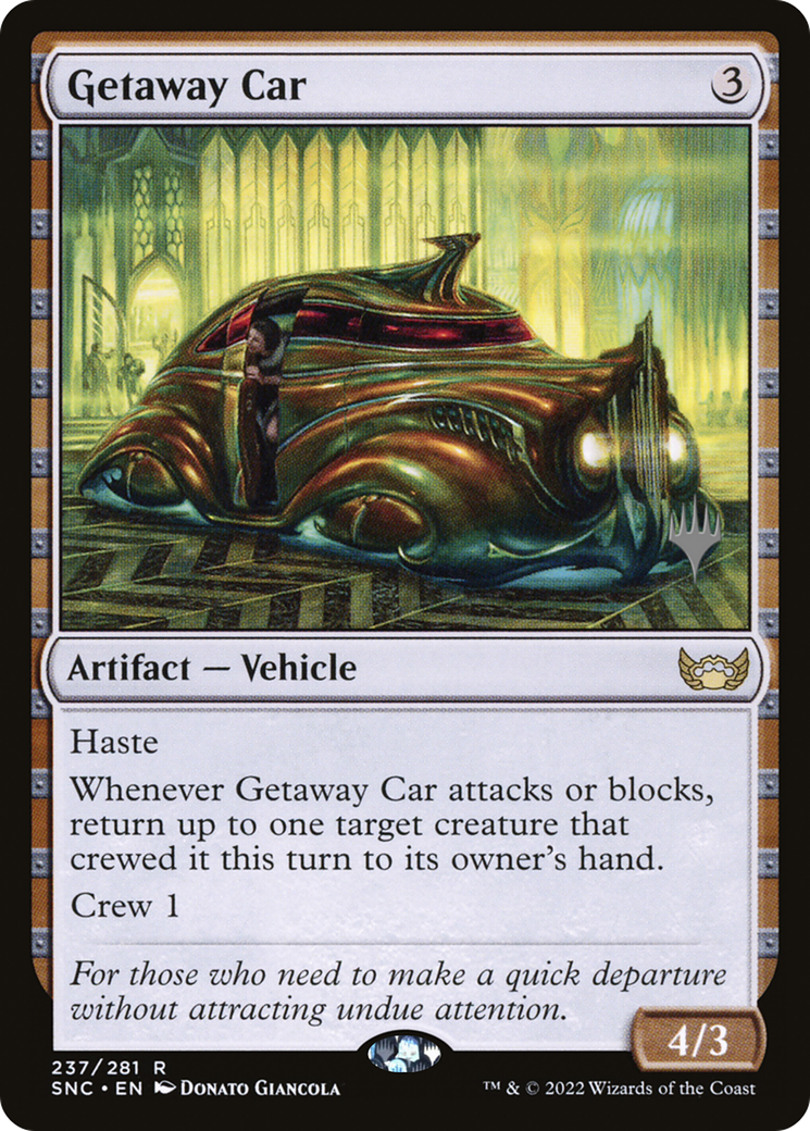 Image of Getaway Car (Promo Pack) [Streets of New Capenna Promos]