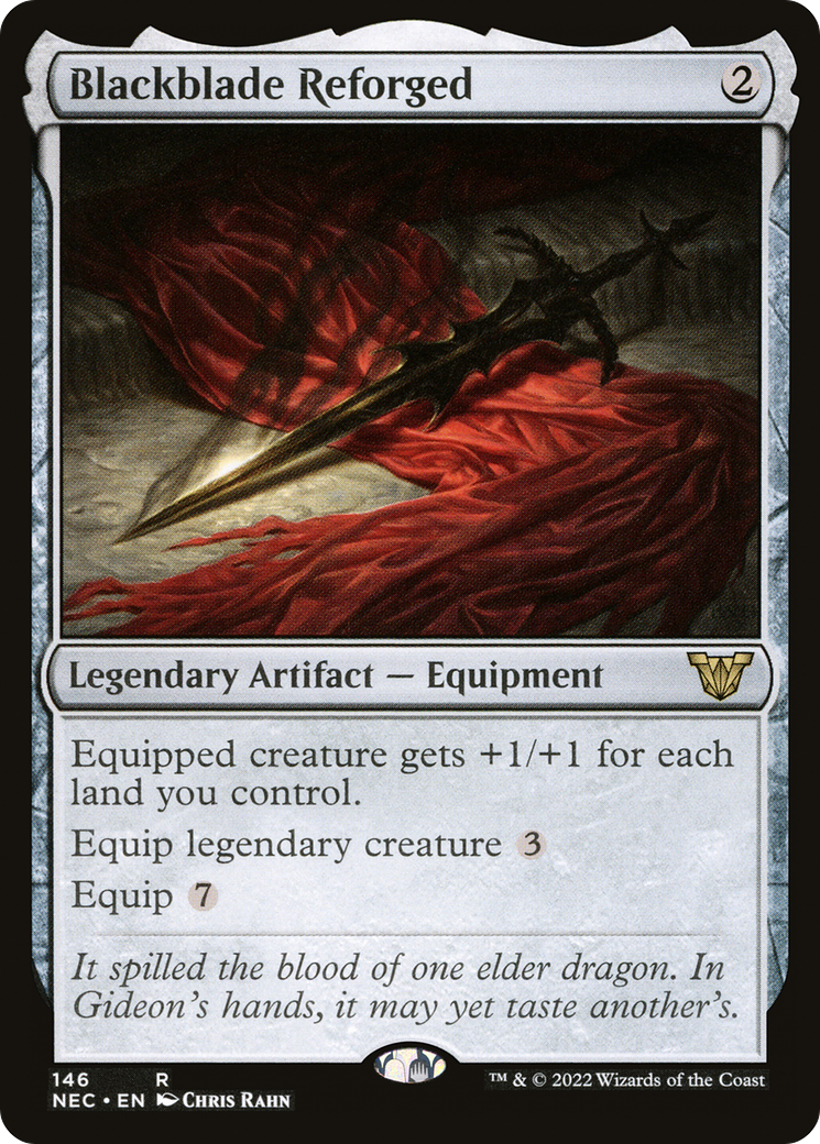 Image of Blackblade Reforged [Kamigawa: Neon Dynasty Commander]