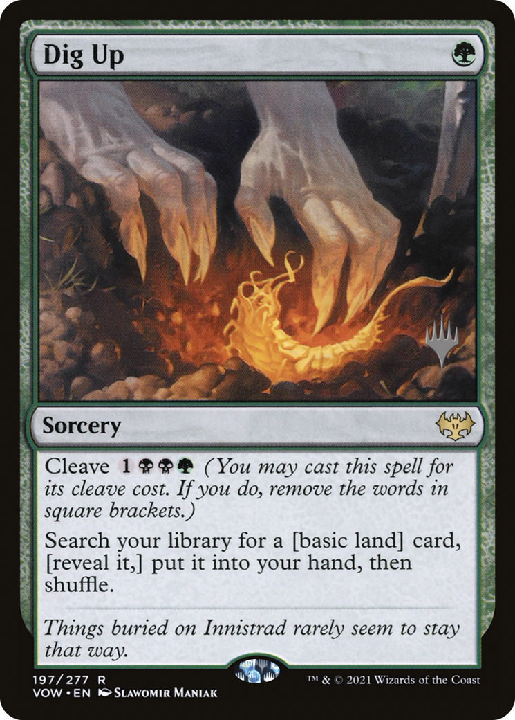 Image of Dig Up (Promo Pack) [Innistrad: Crimson Vow Promos]