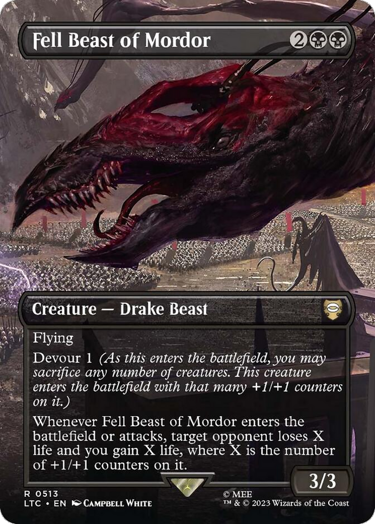 Image of Fell Beast of Mordor (Borderless) [The Lord of the Rings: Tales of Middle-Earth Commander]