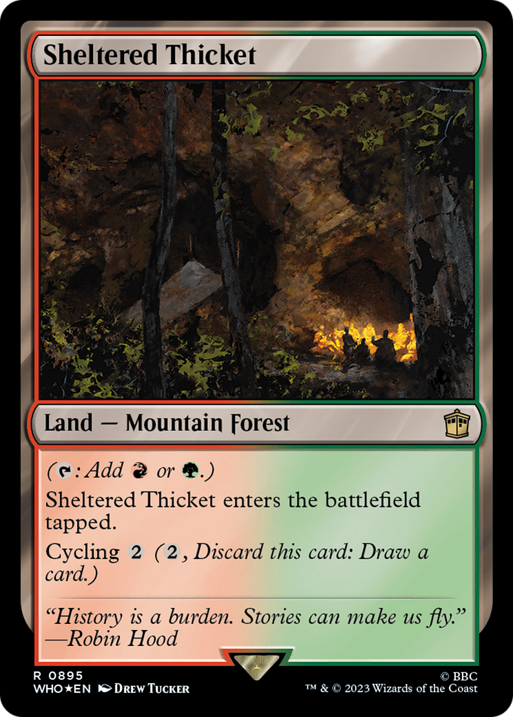 Image of Sheltered Thicket (Surge Foil) [Doctor Who]