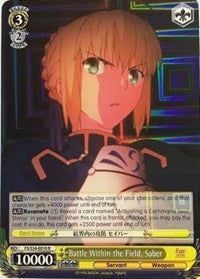 Image of Battle Within the Field, Saber (FS/S34-E010 R) [Fate/Stay Night [Unlimited Blade Works]]