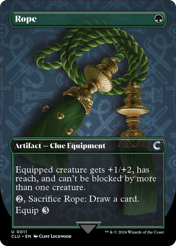 Image of Rope (Borderless) [Ravnica: Clue Edition]