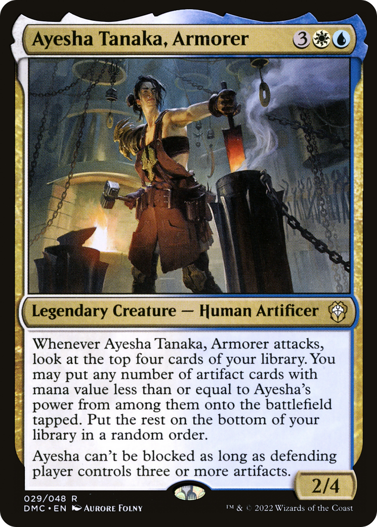 Image of Ayesha Tanaka, Armorer [Dominaria United Commander]