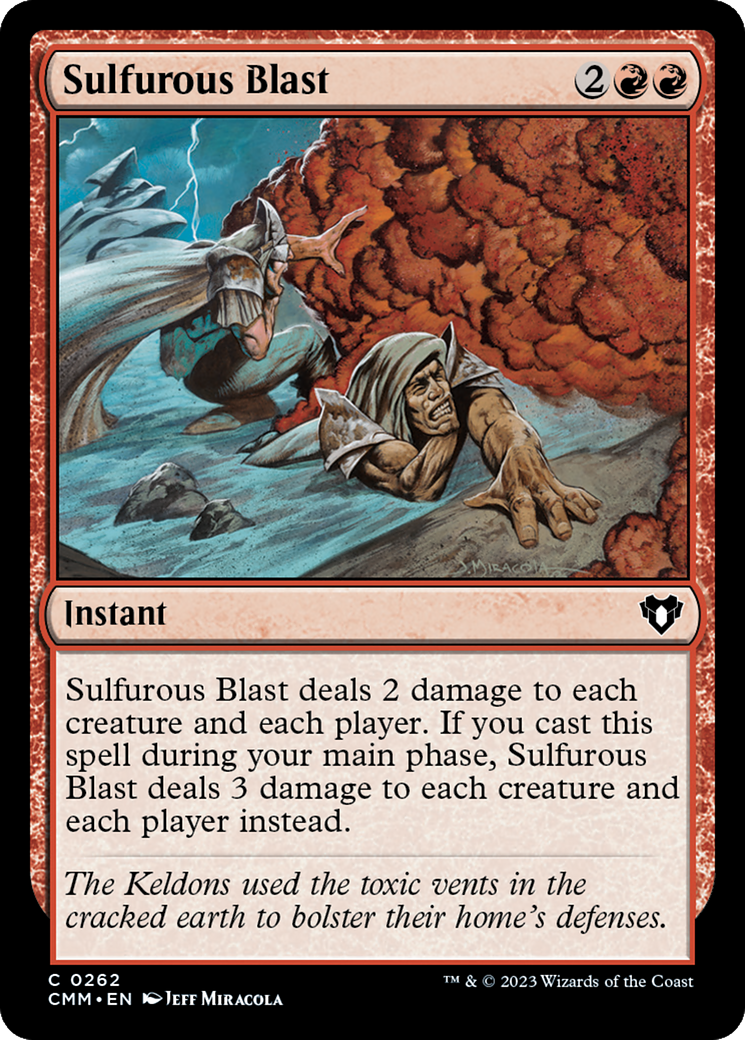 Image of Sulfurous Blast [Commander Masters]