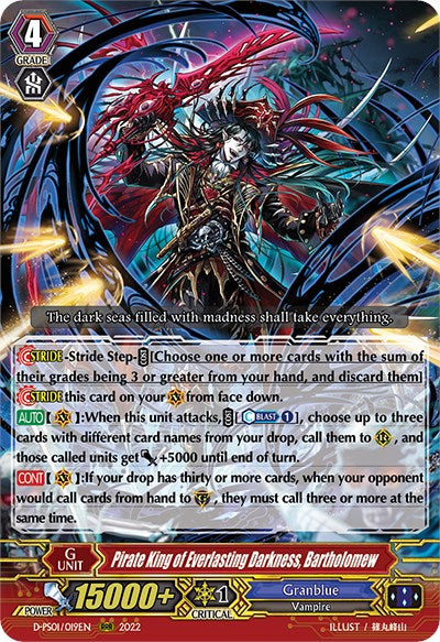 Image of Pirate King of Everlasting Darkness, Bartholomew (D-PS01/019EN) [P Clan Collection 2022]