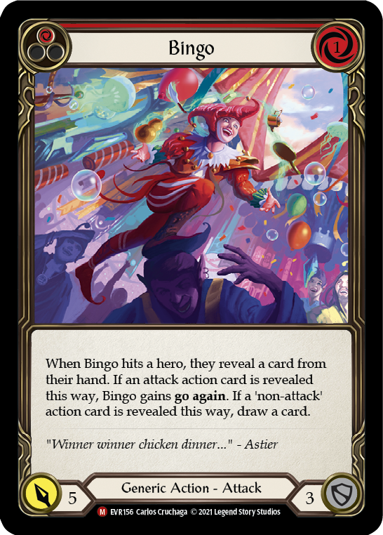 Image of Bingo [EVR156] (Everfest)  1st Edition Rainbow Foil