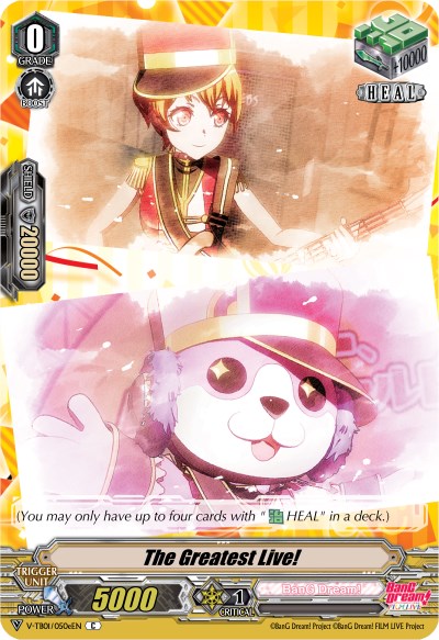Image of The Greatest Live! (Hello, Happy World!) (Parallel Foil) (V-TB01/050eEN) [BanG Dream! FILM LIVE]