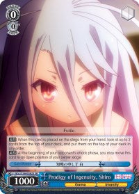 Image of Prodigy of Ingenuity, Shiro (NGL/S58-E082S SR) [No Game No Life]