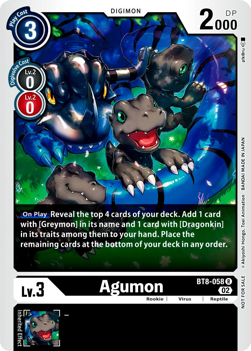 Image of Agumon [BT8-058] (Xros Encounter Pre-Release) [New Awakening Promos]