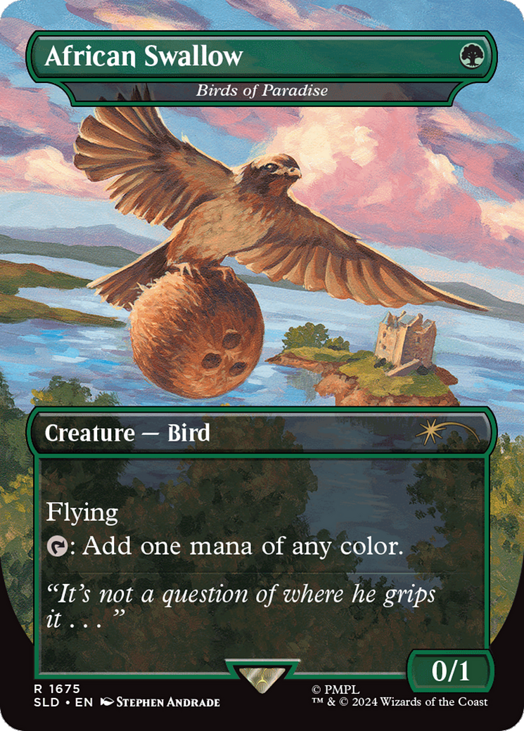 Image of African Swallow - Birds of Paradise [Secret Lair Drop Series]