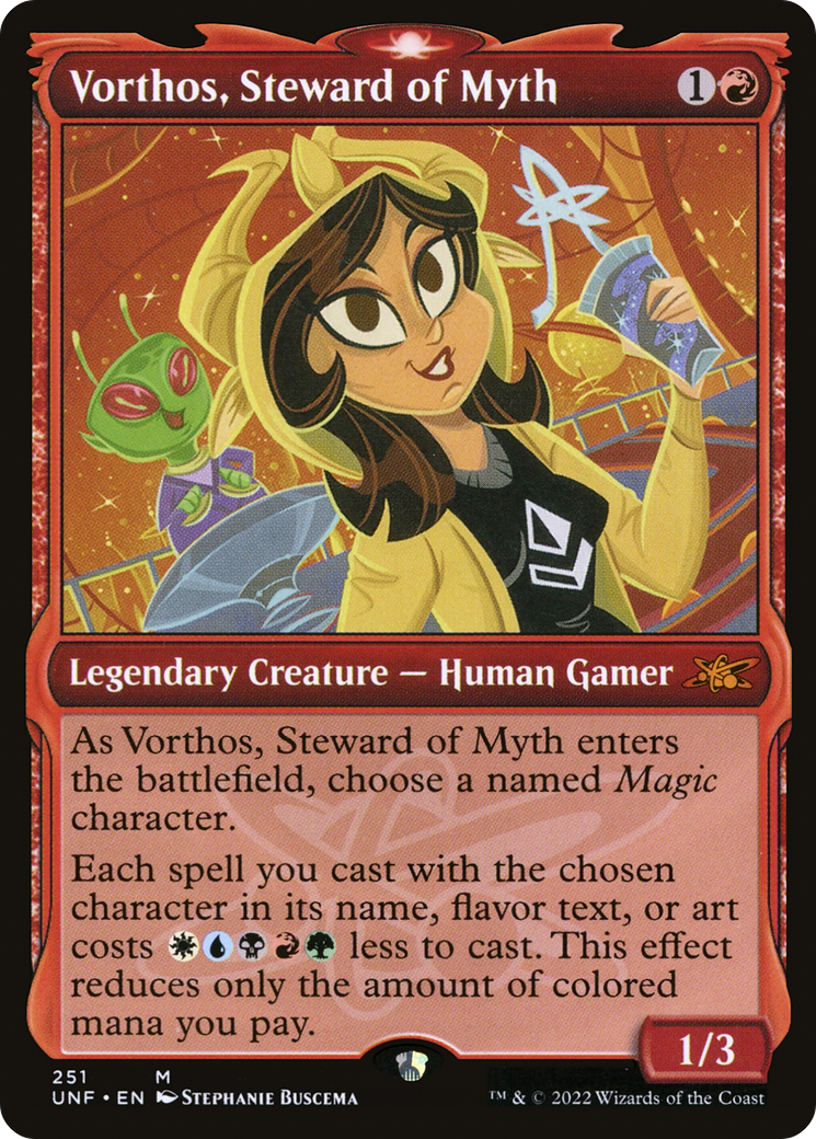 Image of Vorthos, Steward of Myth (Showcase) [Unfinity]