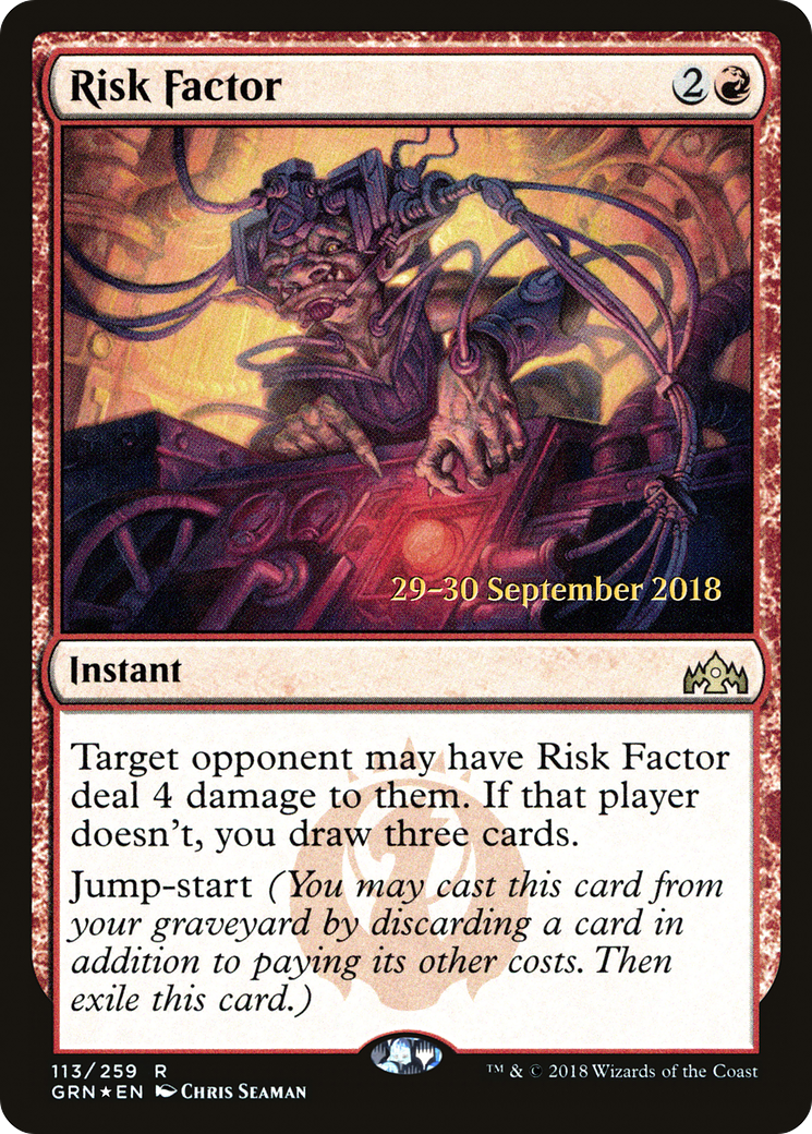 Image of Risk Factor [Guilds of Ravnica Prerelease Promos]
