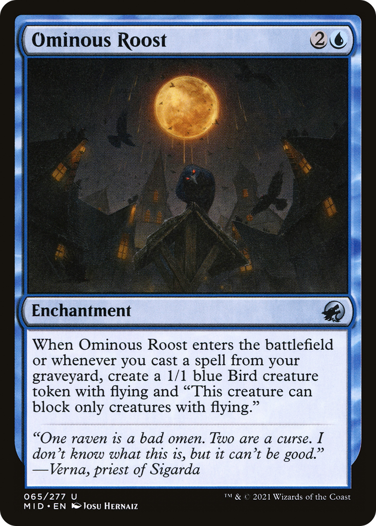 Image of Ominous Roost [Innistrad: Midnight Hunt]