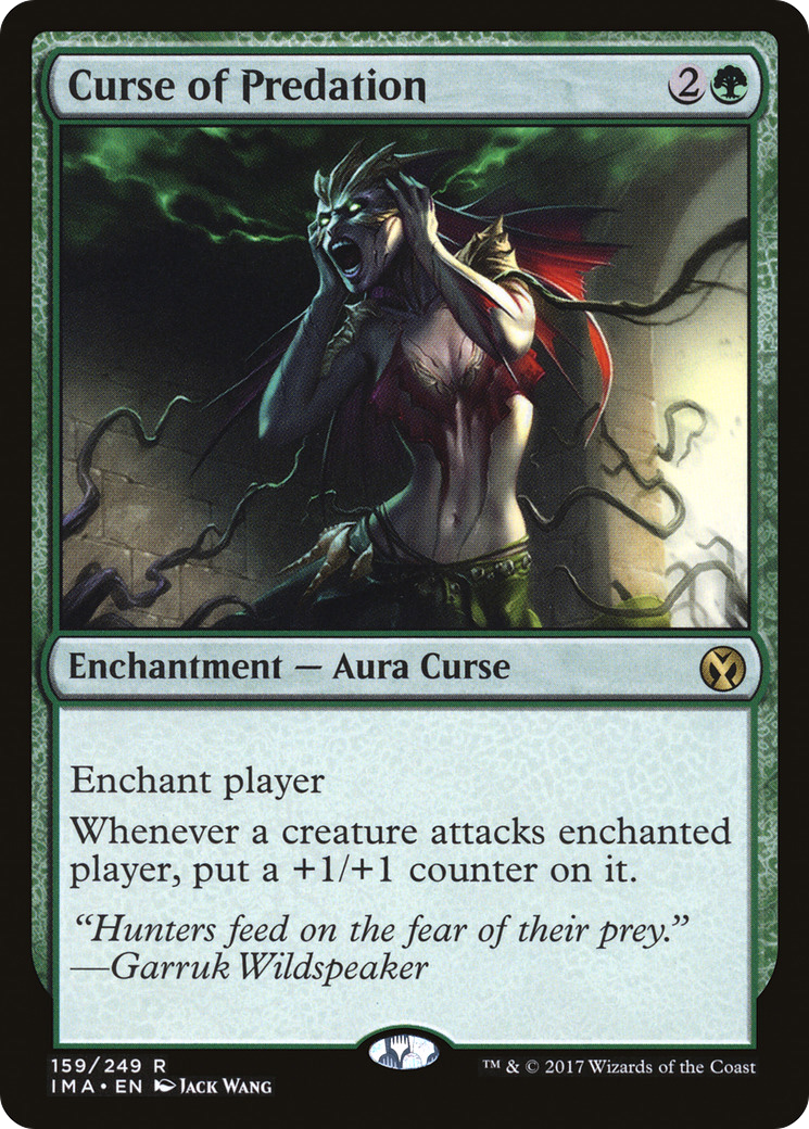 Image of Curse of Predation [Iconic Masters]