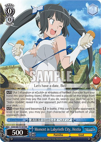 Image of Moment in Labyrinth City, Hestia (DDM/S88-TE10R RRR) [Is it Wrong to Try to Pick Up Girls in a Dungeon?]