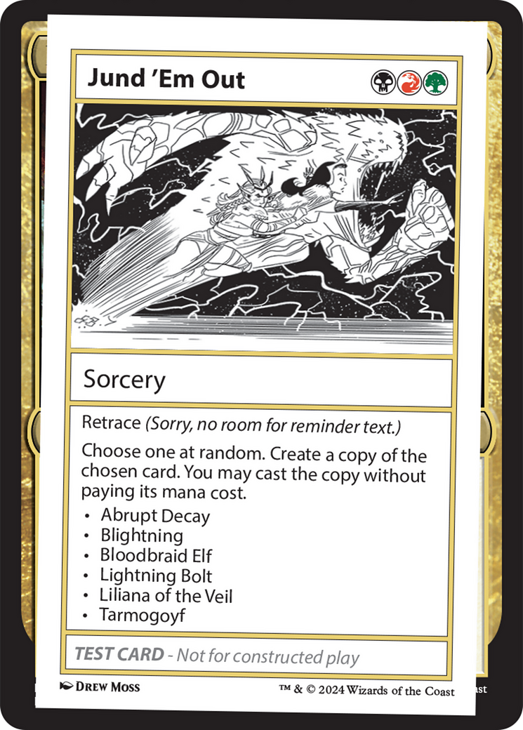 Image of Jund 'Em Out [Mystery Booster 2 Playtest Cards]