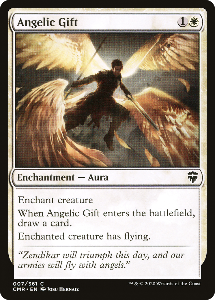 Image of Angelic Gift [Commander Legends]