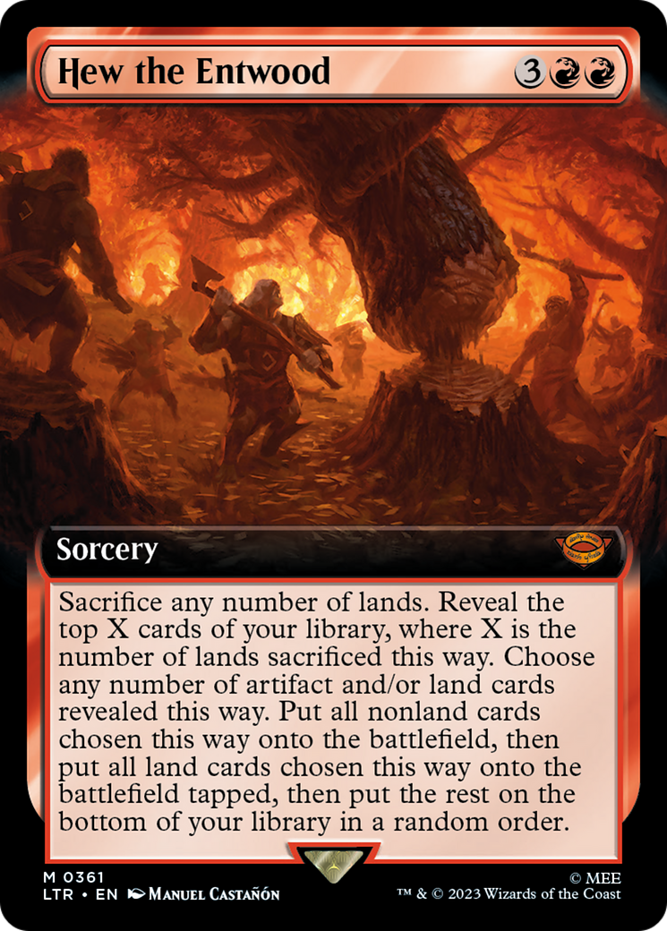 Image of Hew the Entwood (Extended Art) [The Lord of the Rings: Tales of Middle-Earth]