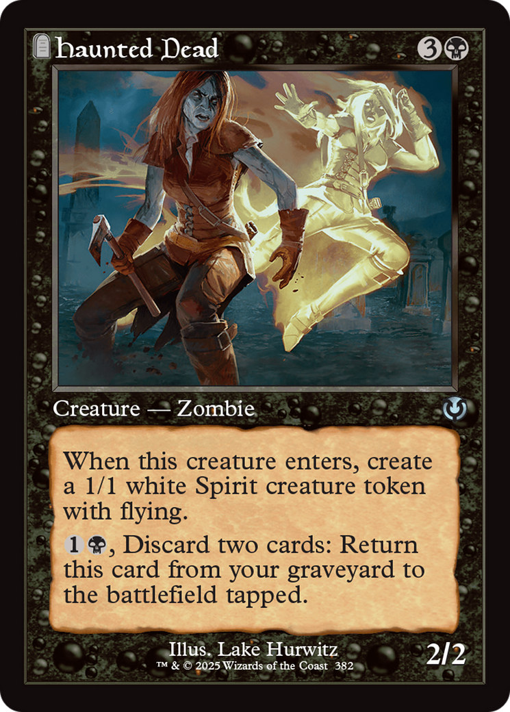 Image of Haunted Dead (Retro Frame) [Innistrad Remastered]