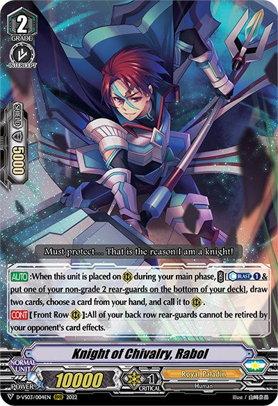 Image of Knight of Chivalry, Rabol (D-VS03/004EN) [V Clan Collection Vol.3]