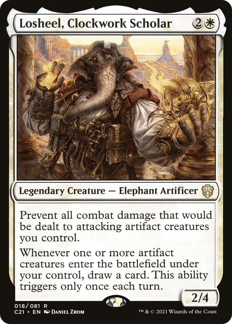 Image of Losheel, Clockwork Scholar [Commander 2021]