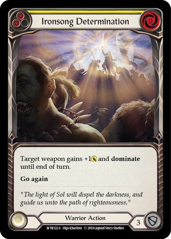 Image of Ironsong Determination [WTR122-S] (Welcome to Rathe)  Alpha Print Rainbow Foil