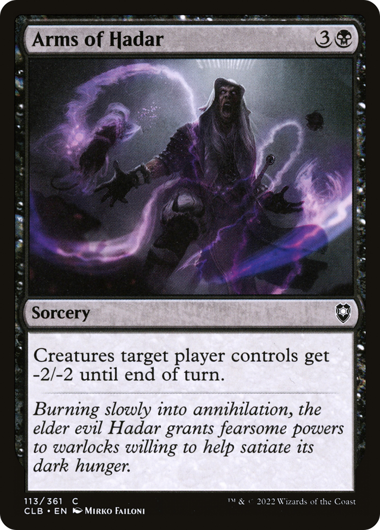Image of Arms of Hadar [Commander Legends: Battle for Baldur's Gate]