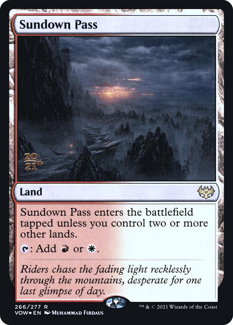 Image of Sundown Pass [Innistrad: Crimson Vow Prerelease Promos]