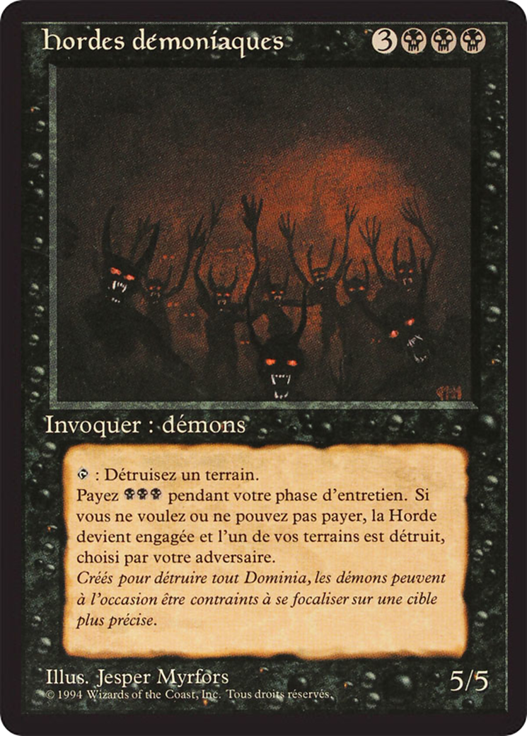 Image of Demonic Hordes [Foreign Black Border]
