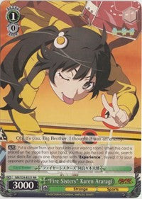 Image of “Fire Sisters” Karen Araragi (NM/S24-E021 RR) [NISEMONOGATARI]
