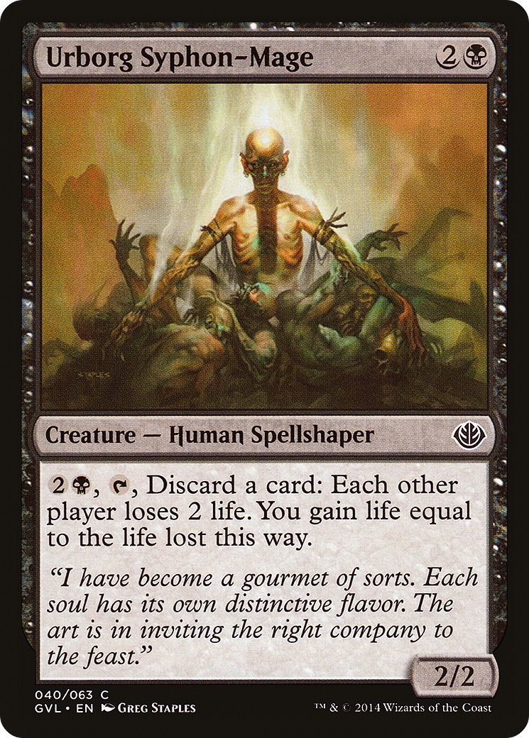 Image of Urborg Syphon-Mage (Garruk vs. Liliana) [Duel Decks Anthology]
