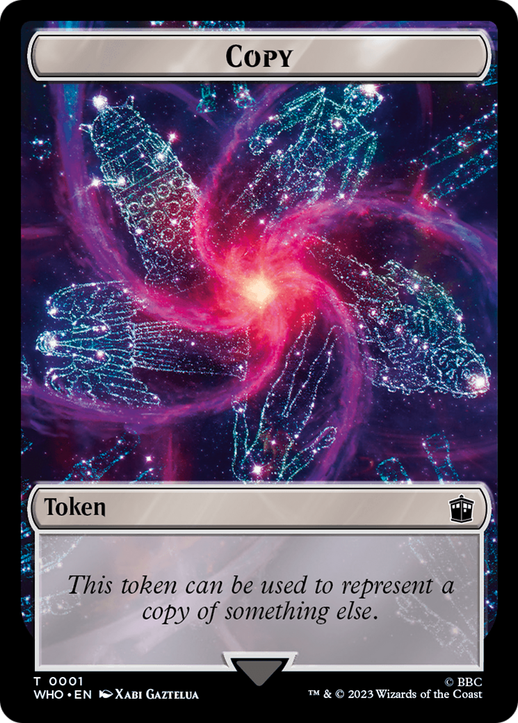 Image of Copy // Soldier Double-Sided Token [Doctor Who Tokens]