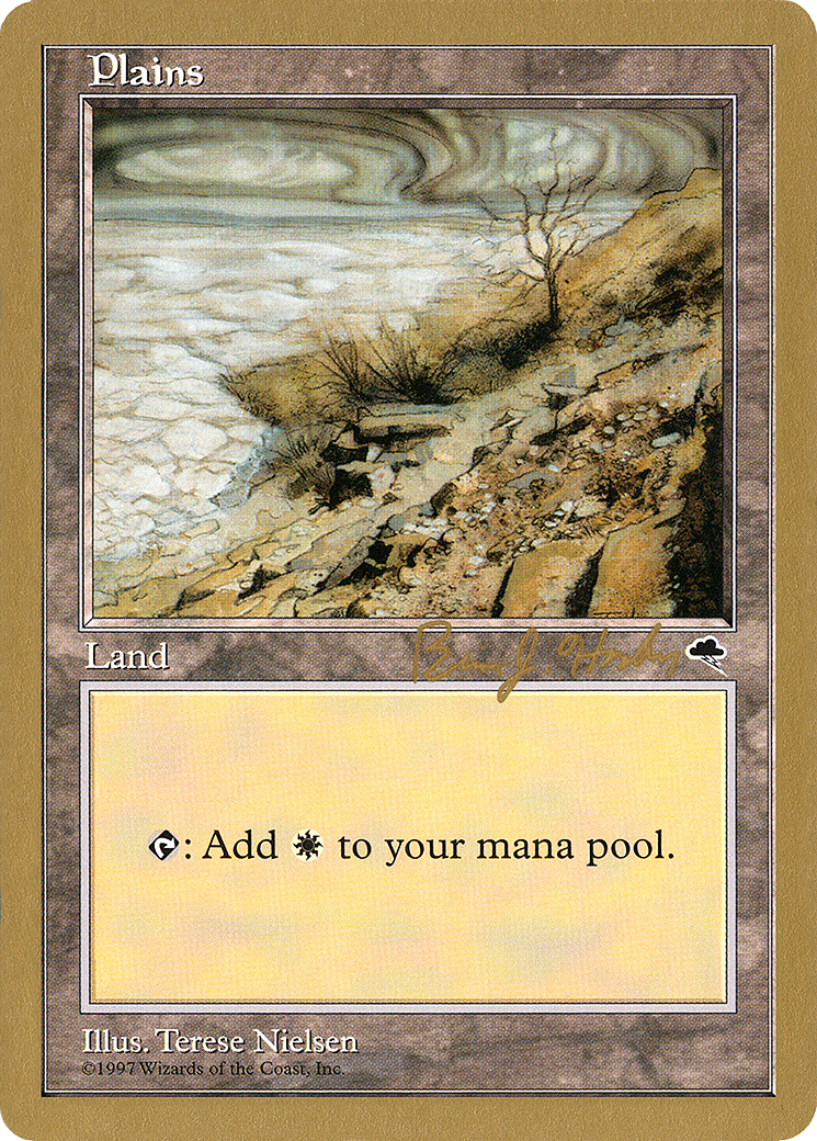 Image of Plains (bh332) (Brian Hacker) [World Championship Decks 1998]