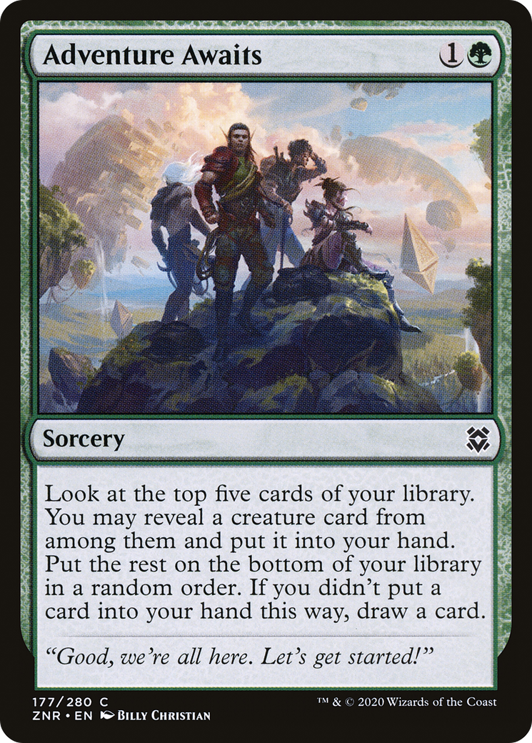 Image of Adventure Awaits [Zendikar Rising]