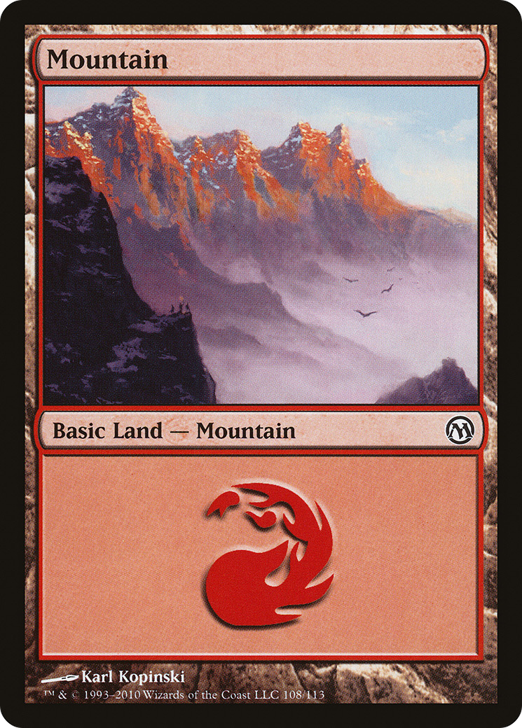 Image of Mountain (108) [Duels of the Planeswalkers]