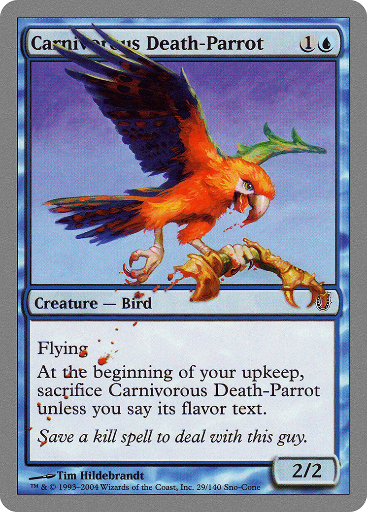 Image of Carnivorous Death-Parrot [Unhinged]