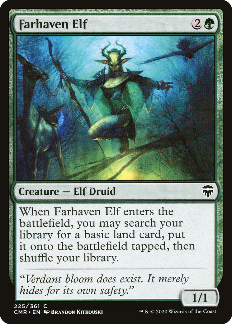 Image of Farhaven Elf [Commander Legends]
