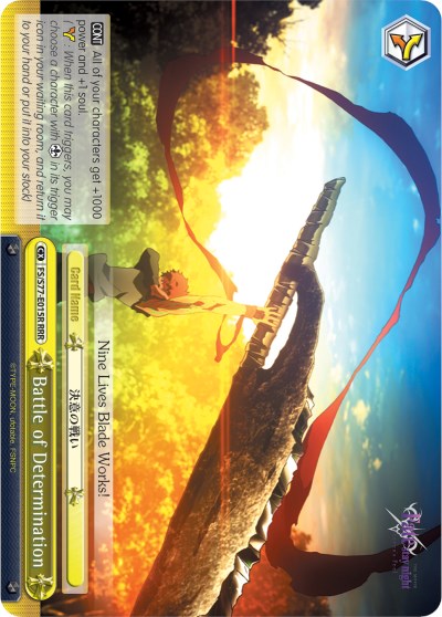 Image of Battle of Determination (FS/S77-E015R RRR) [Fate/Stay Night [Heaven's Feel] Vol.2]